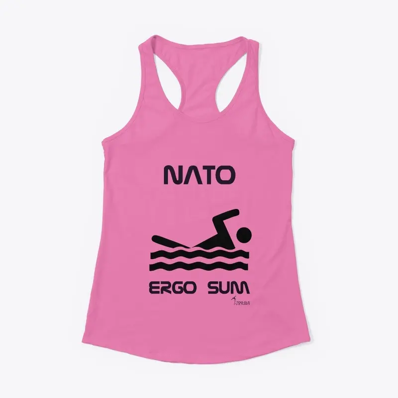 Nato, ergo sum (I swim, therefore I am)