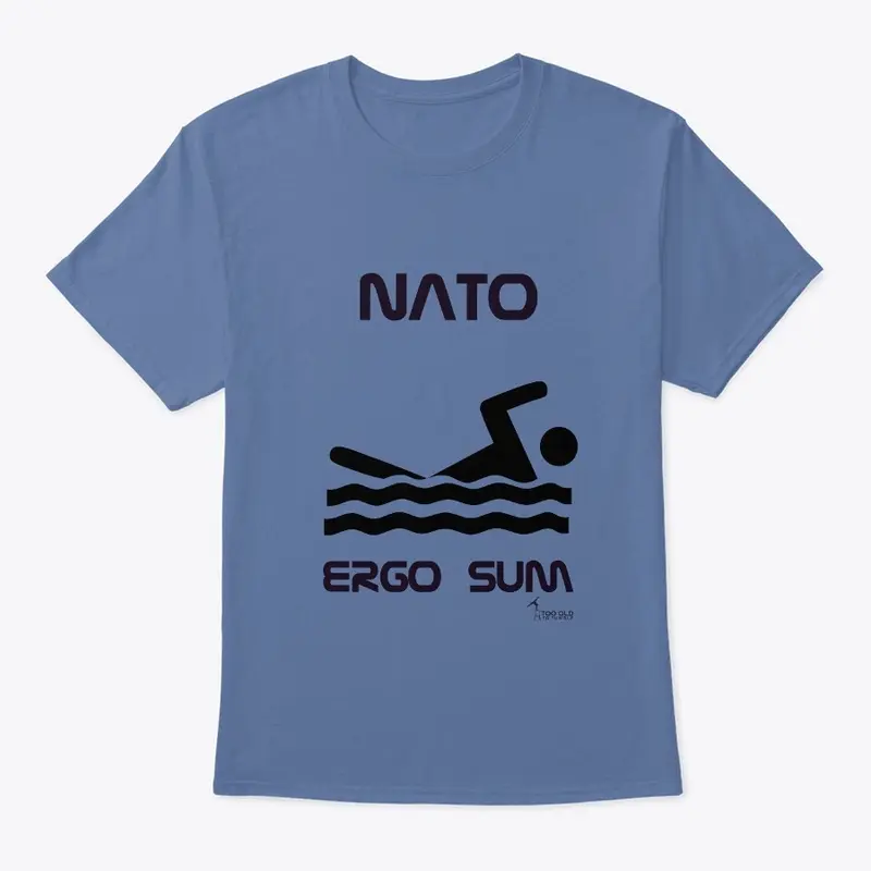 Nato, ergo sum (I swim, therefore I am)